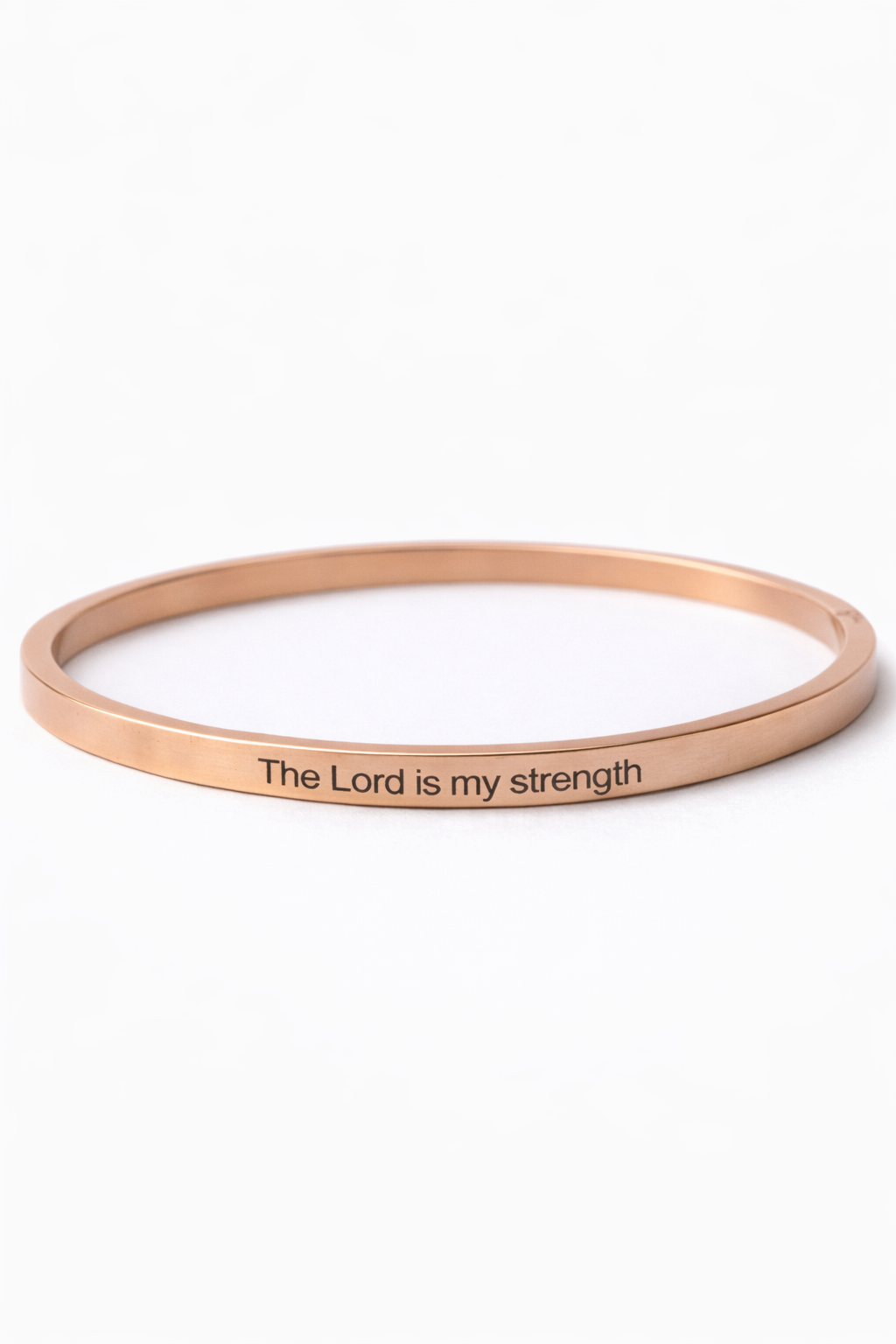 Bracelet: "The Lord is my strength"