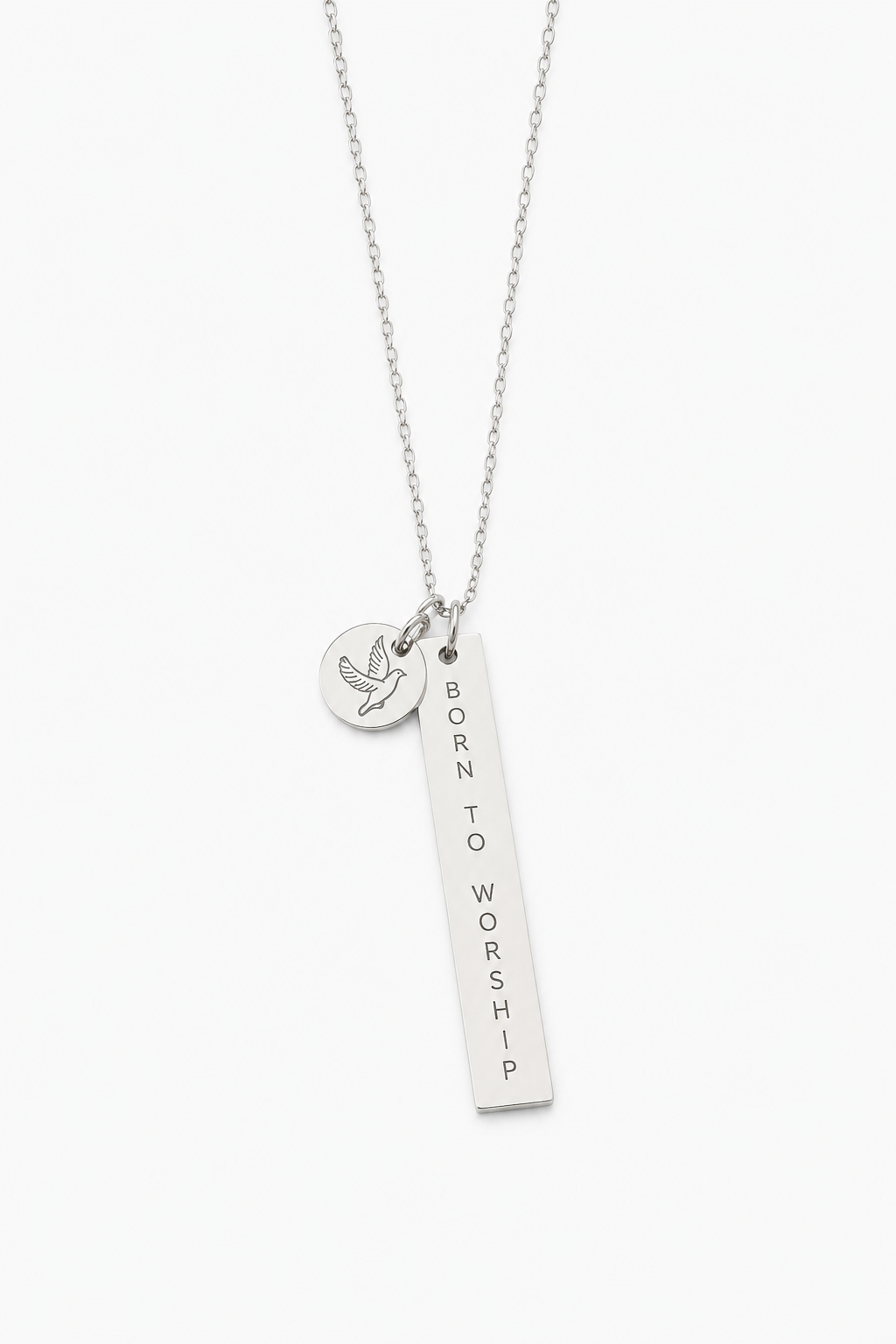 Necklace "Born to worship"