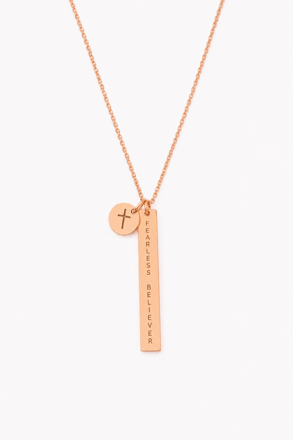 Necklace "Fearless believer"