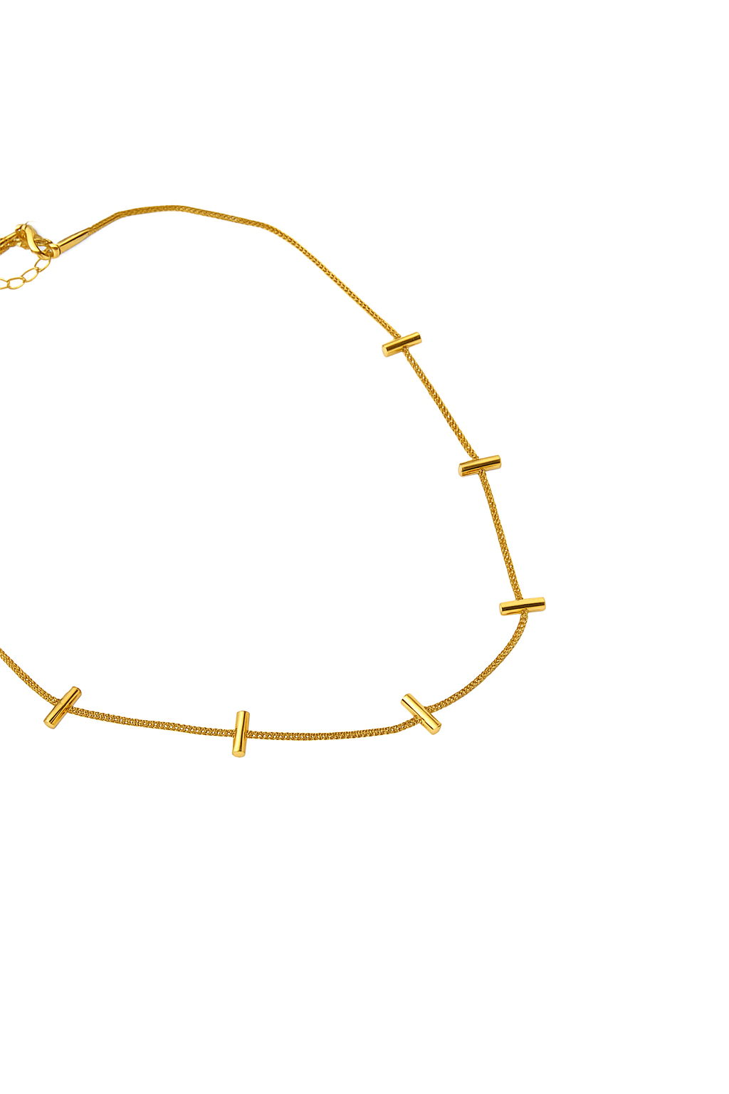 Necklace "Linear Drops"