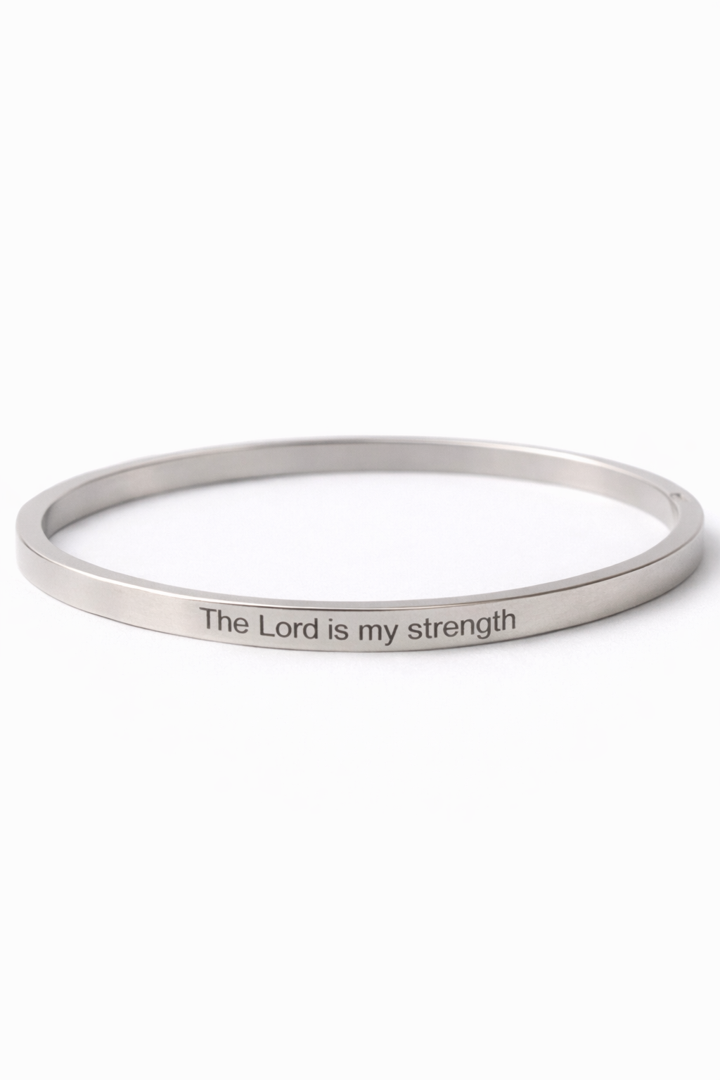 Bracelet: "The Lord is my strength"