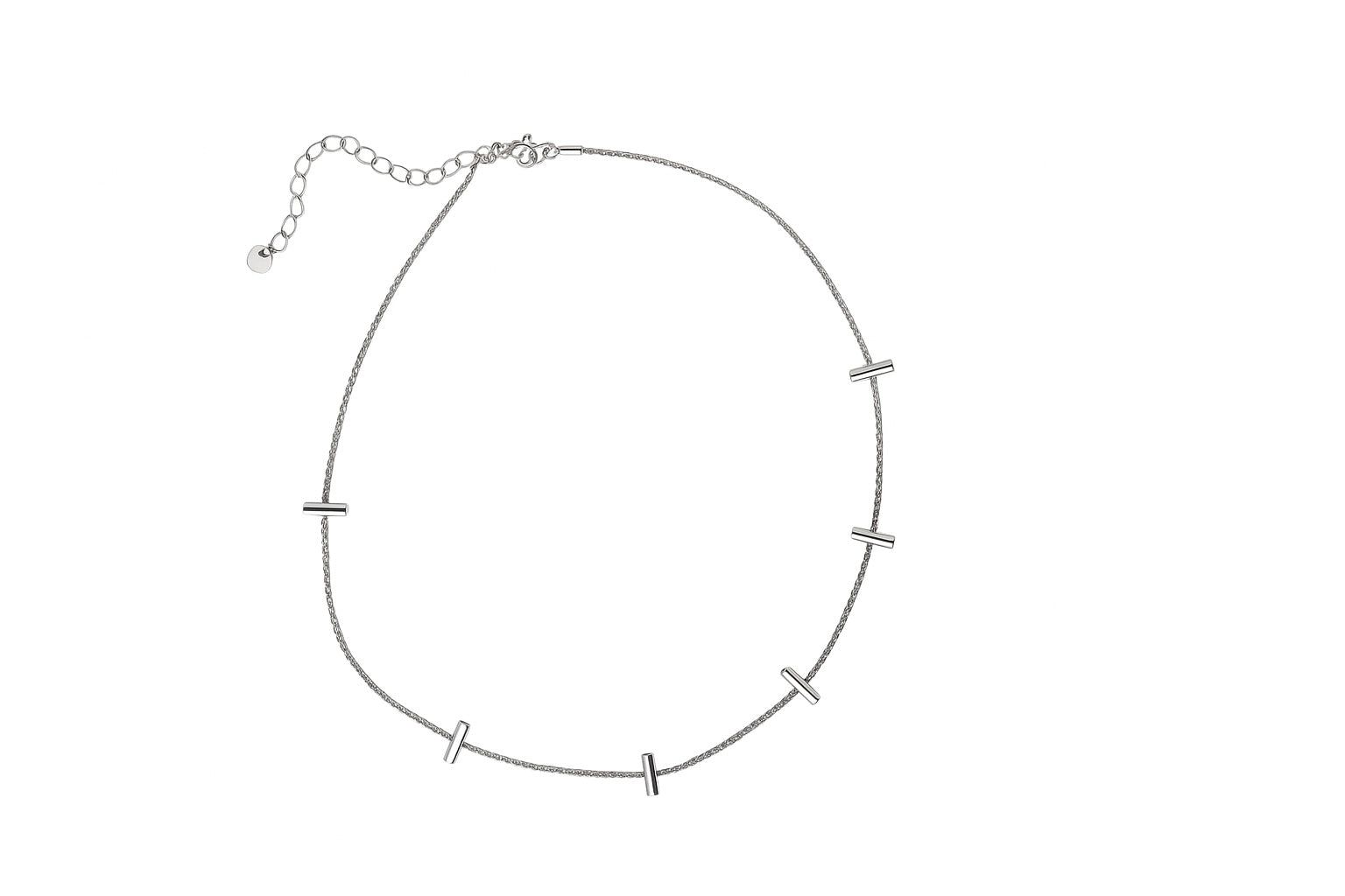 Necklace "Linear Drops"