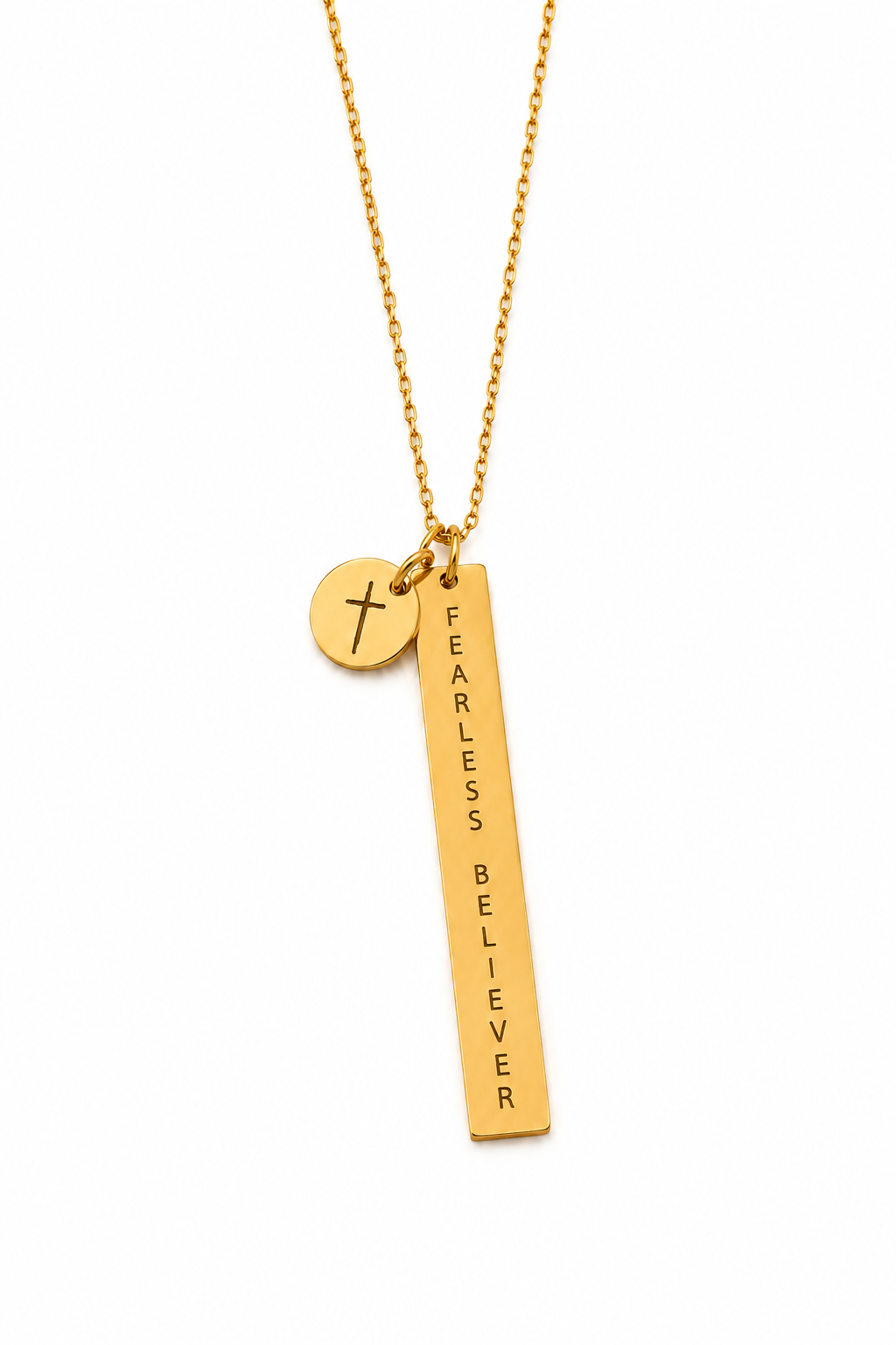 Necklace "Fearless believer"