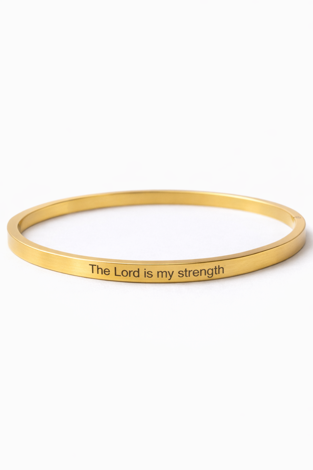 Bracelet: "The Lord is my strength"