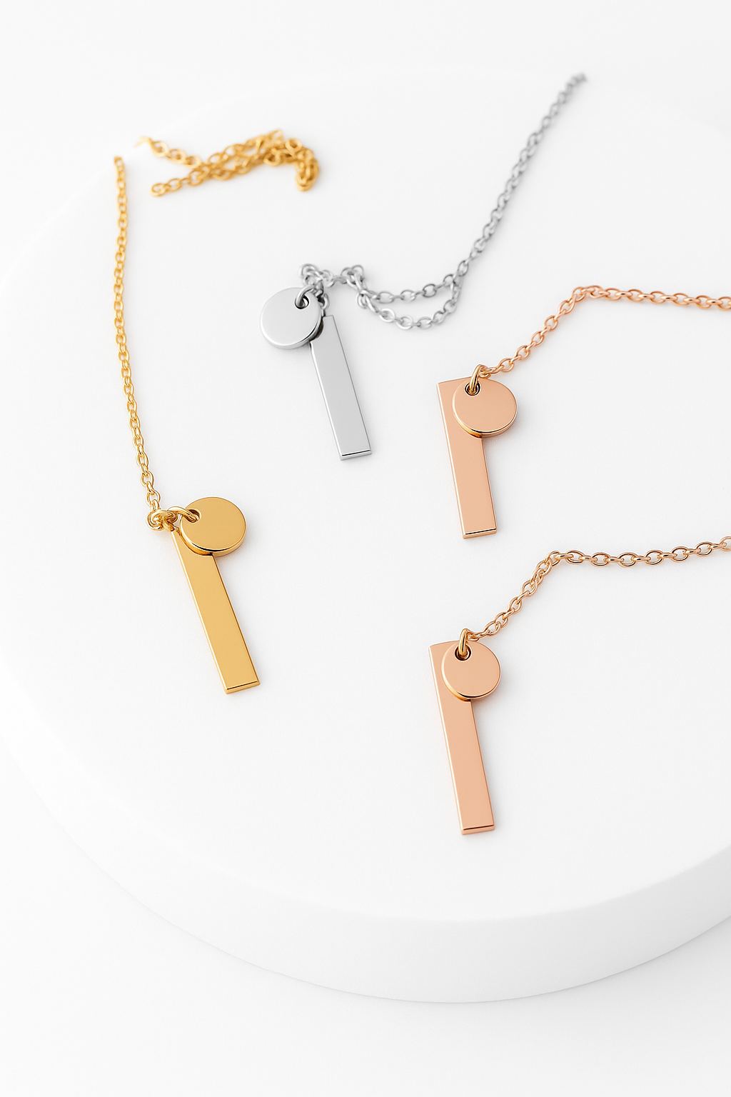 Necklace "Minimal Tag"