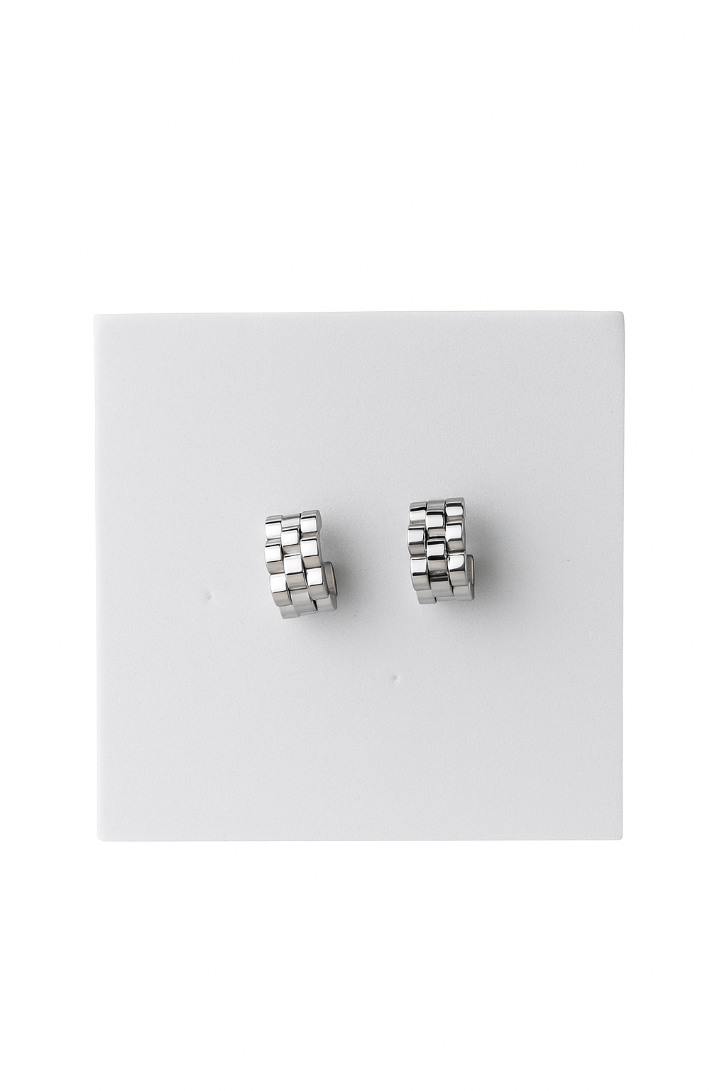 Earrings "Chain Link Hoops"