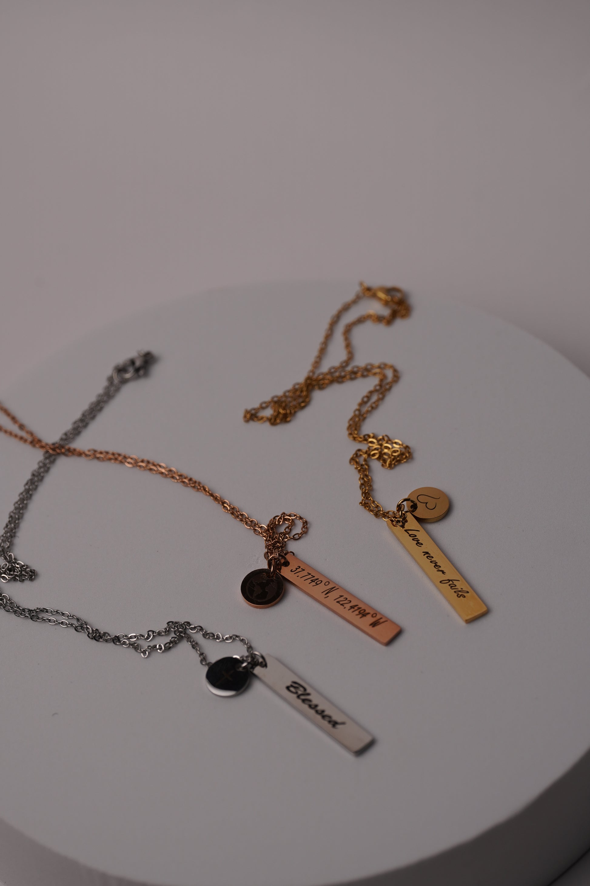 Necklace "Minimal Tag"