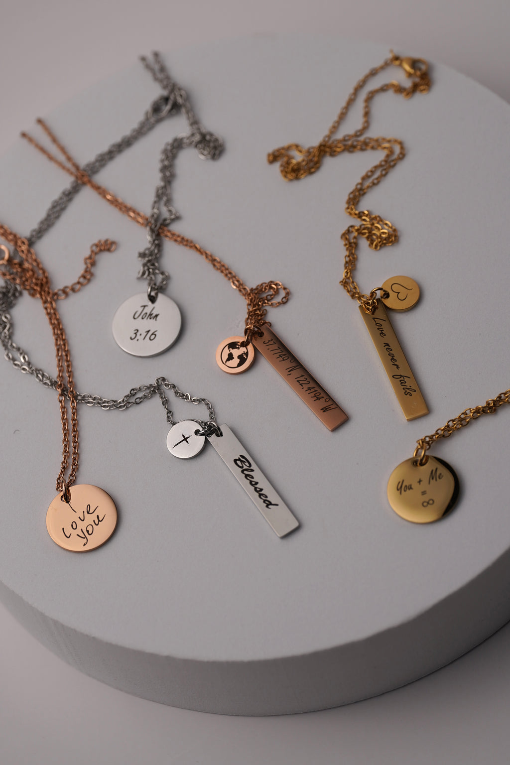 Necklace "Minimal Tag"