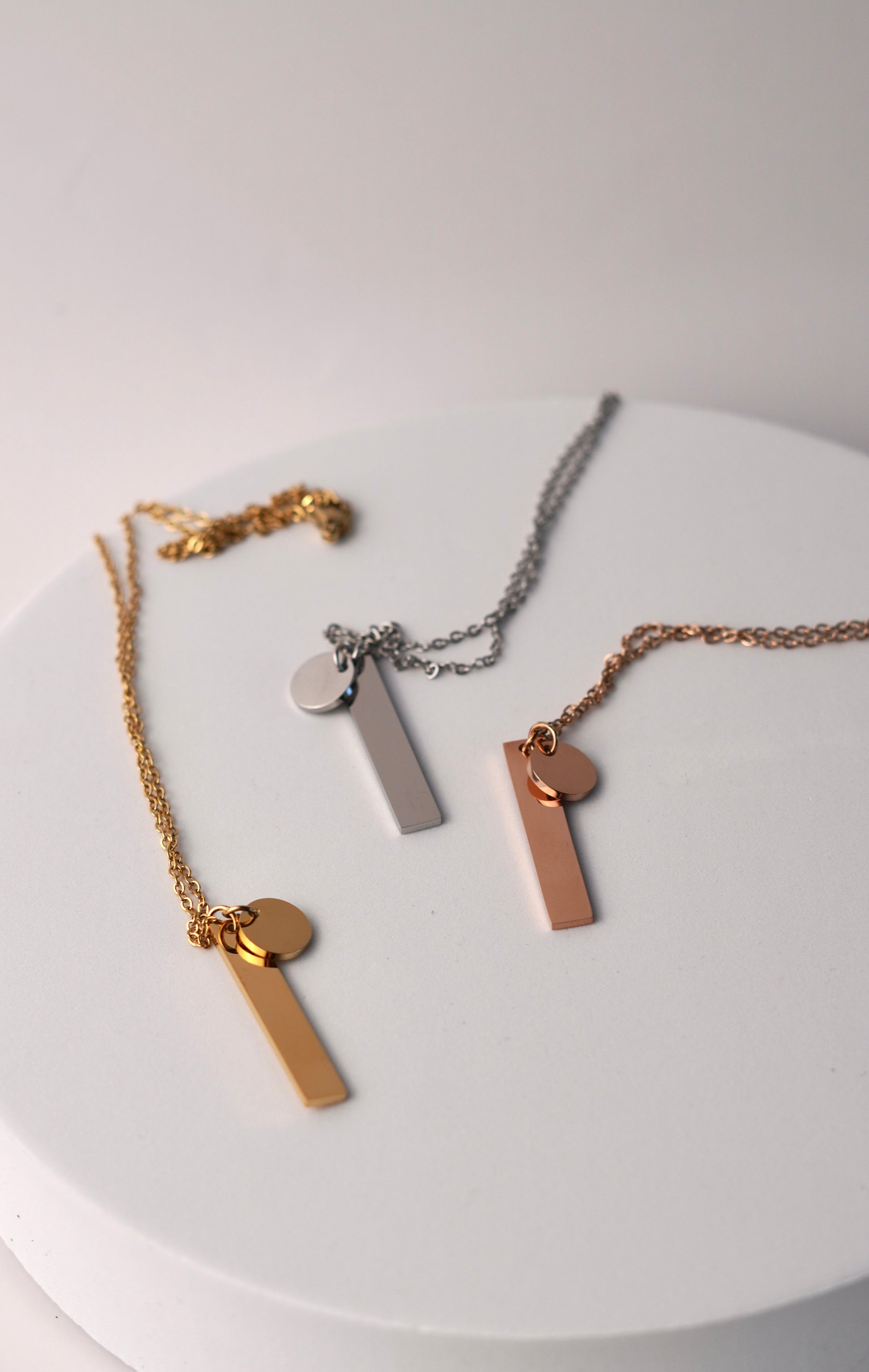 Necklace "Minimal Tag"