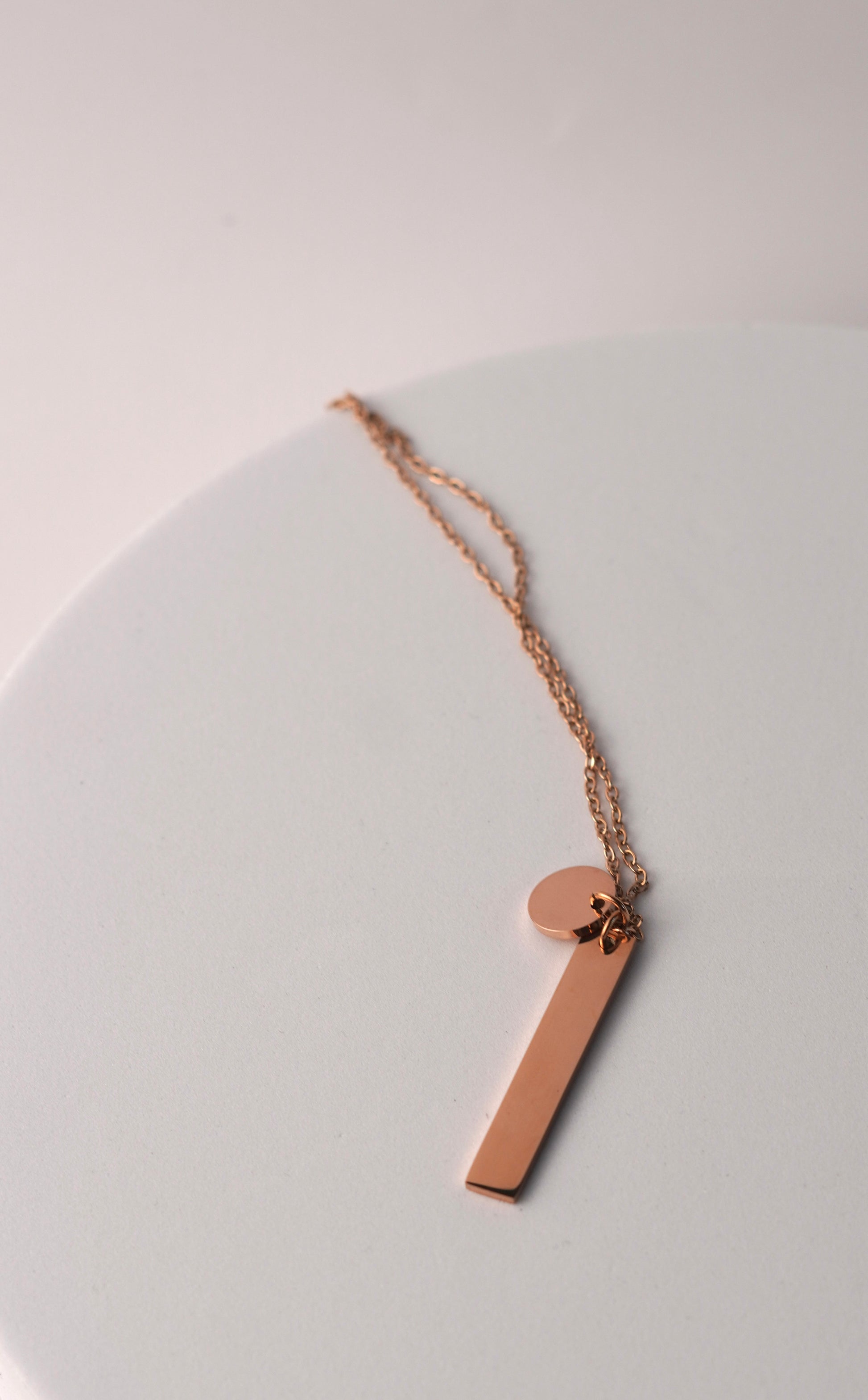 Necklace "Minimal Tag"