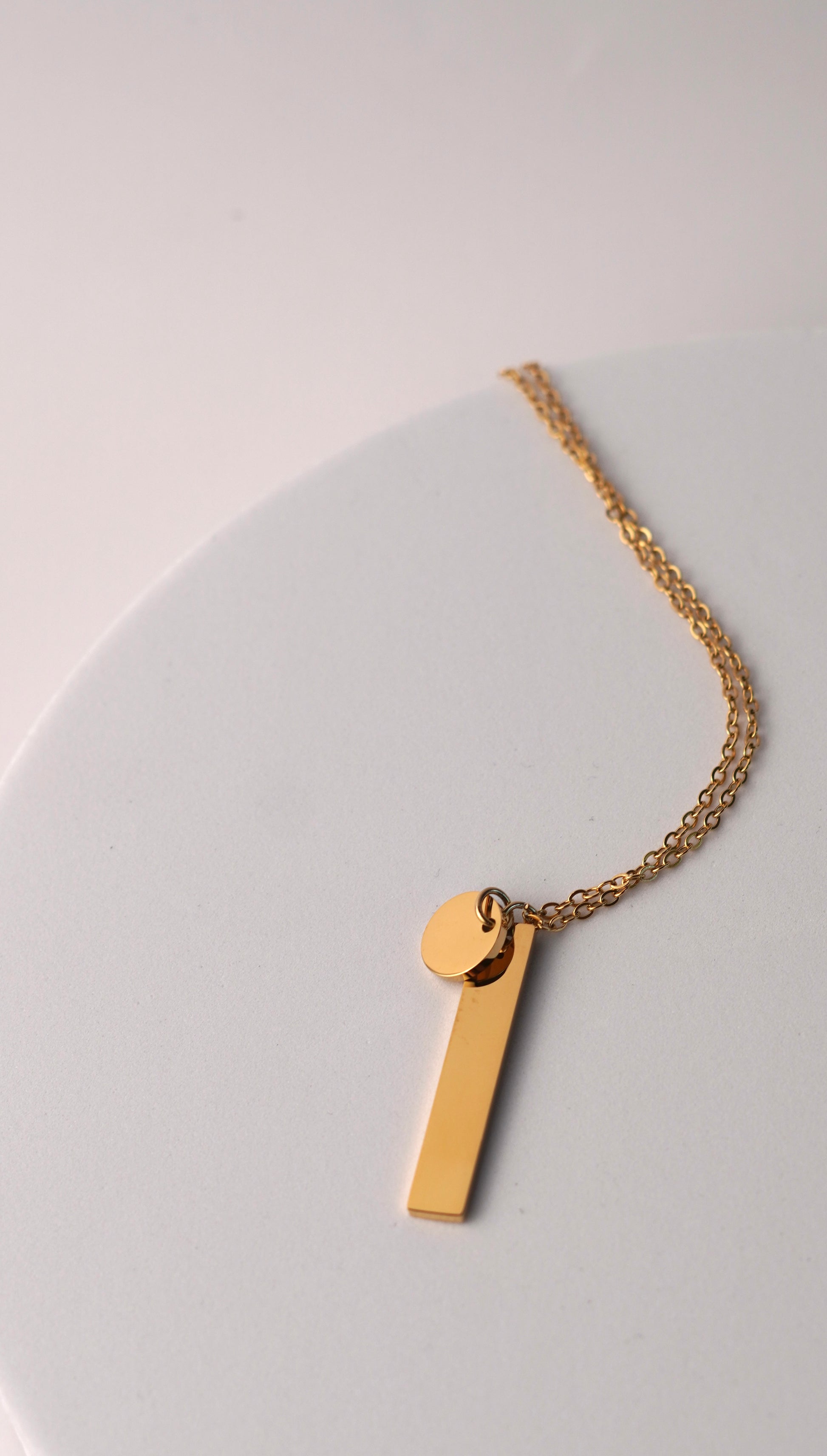 Necklace "Minimal Tag"