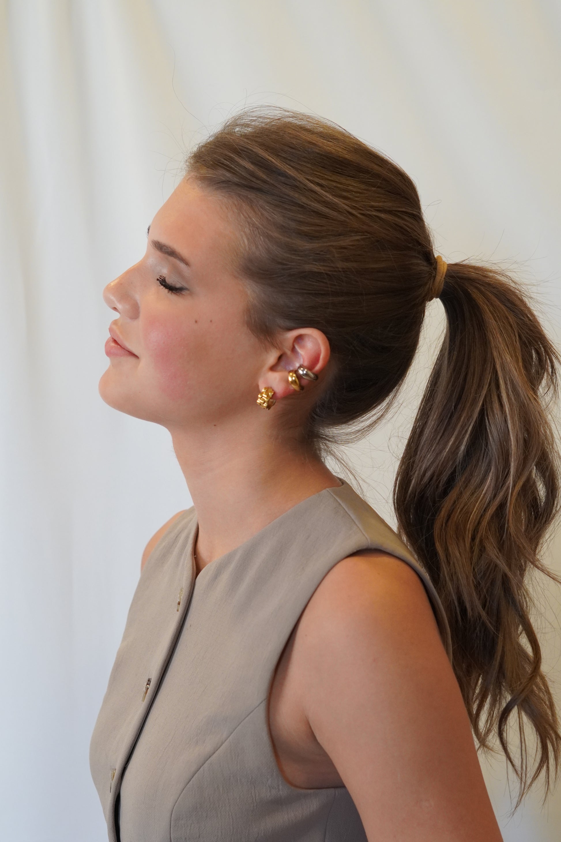 Melted Curve Ear Cuff