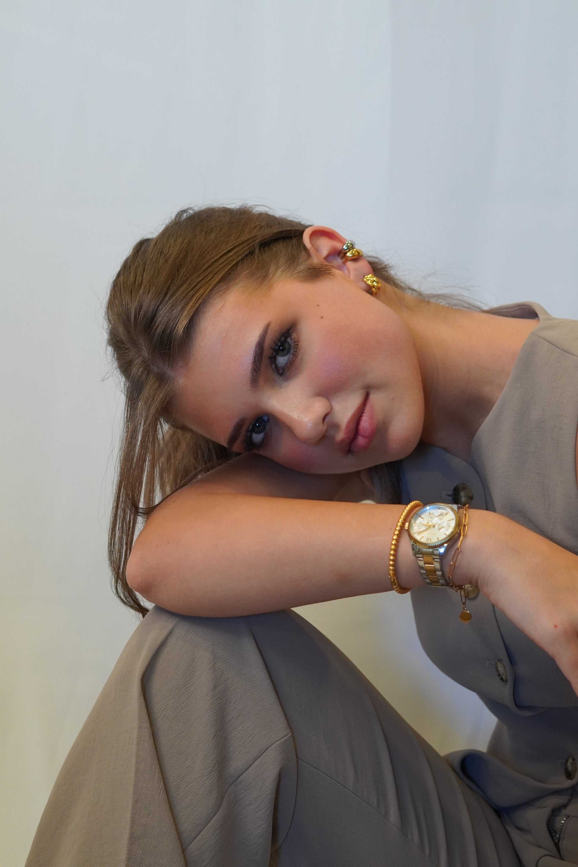 Melted Curve Ear Cuff