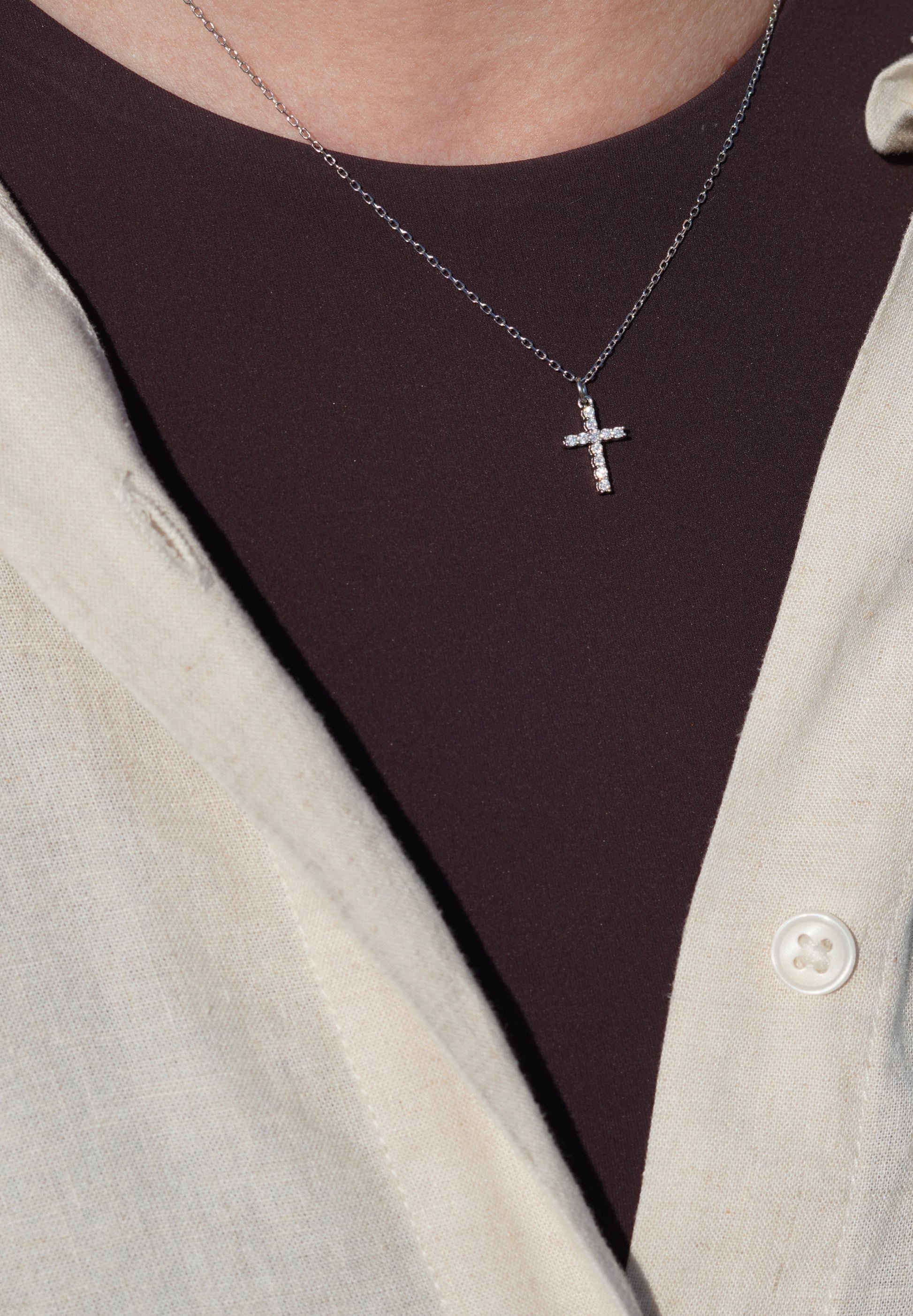 Necklace "Mini Cross"