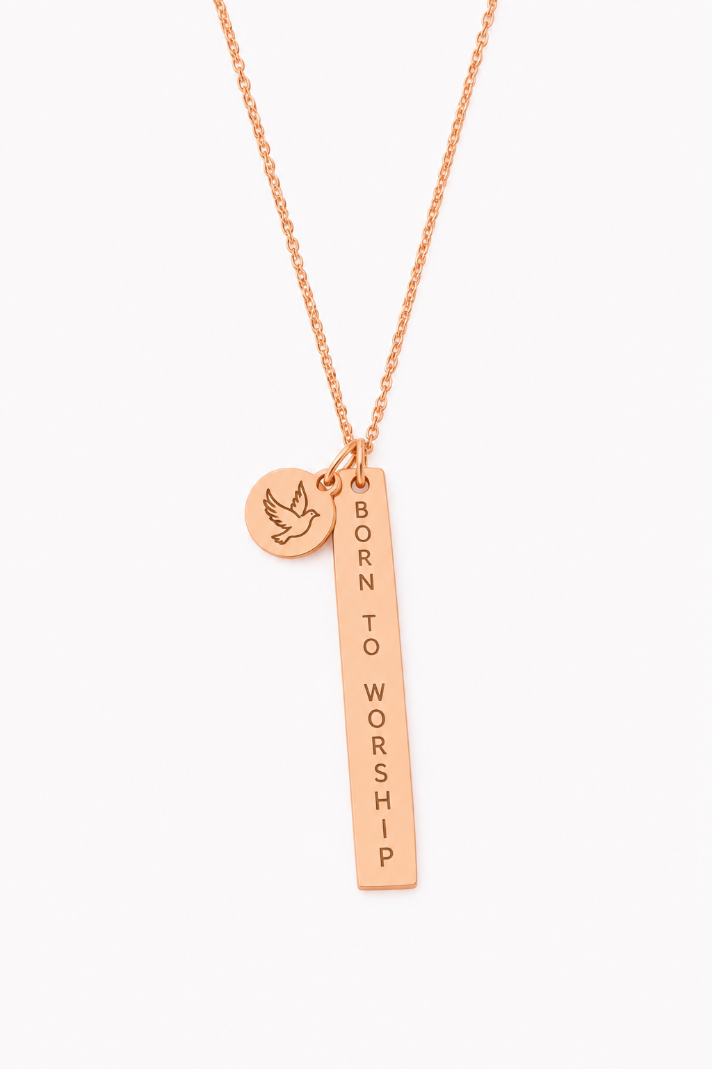 Necklace "Born to worship"