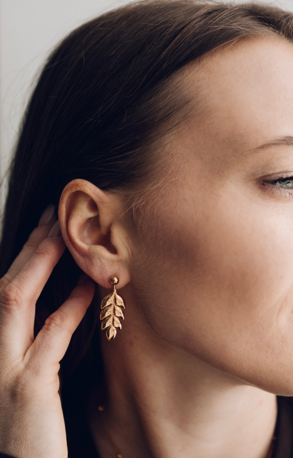 Earrings "Spikelet"