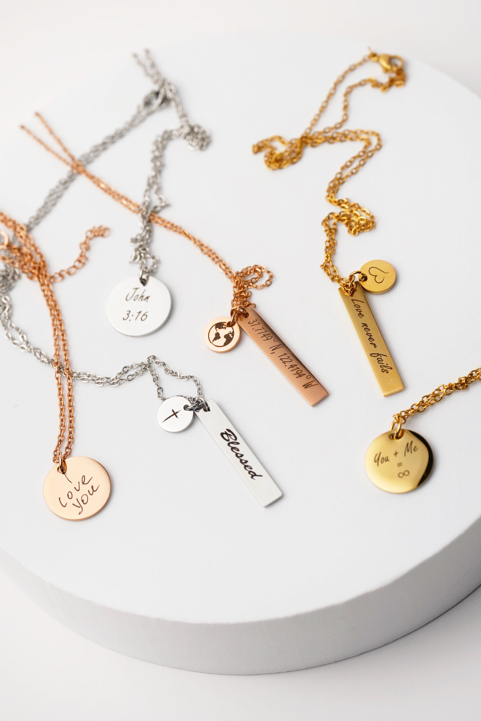 Necklace "Minimal Tag"